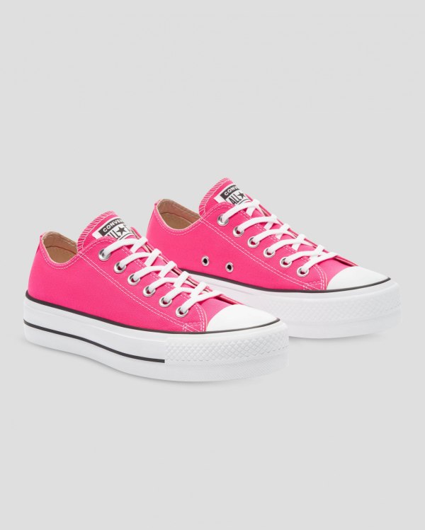 Converse Chuck Taylor All Star Lift Seasonal Colour Lyserød Sko Danmark - Converse Lave Sneakers Dam